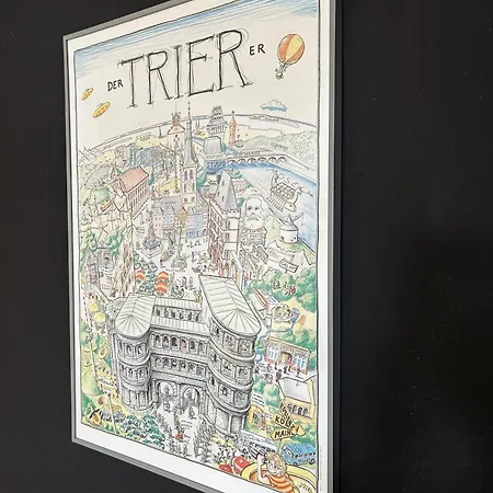 Apartament 35qm 4 Personen Zentral! Kino! Kueche! Wallbox! Raeder, Eg Trewir